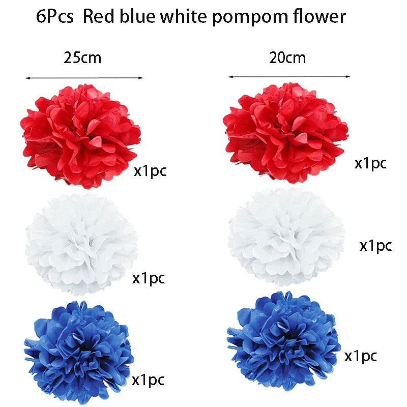 Make Memories with our 4th of July Red White and Blue Streamers
