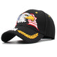 Men's Patriotic Bald Eagle Hat l USA 3D Embroidery Farm Trucker Hats