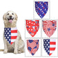 American Flag Pet Slobber Single Layer Printing