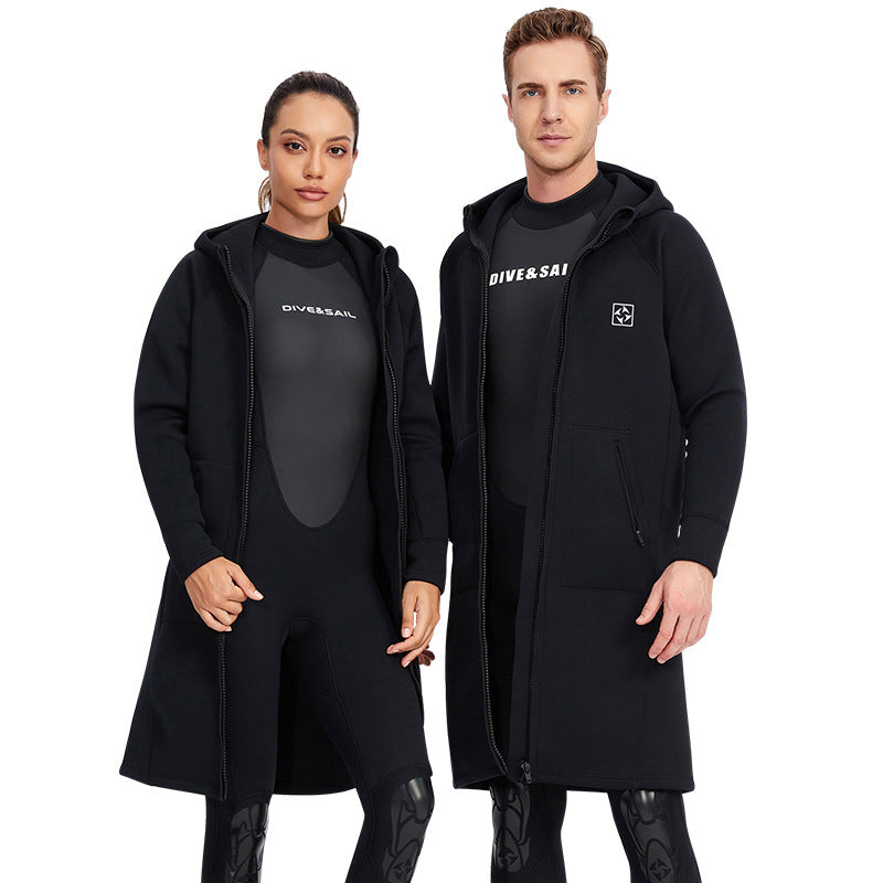 Women and Men's Hooded Wetsuit