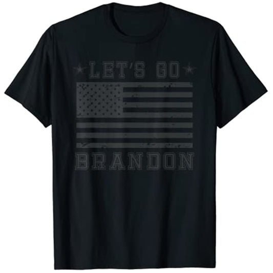 Men's Lets Go Brandon American Flag T-Shirt
