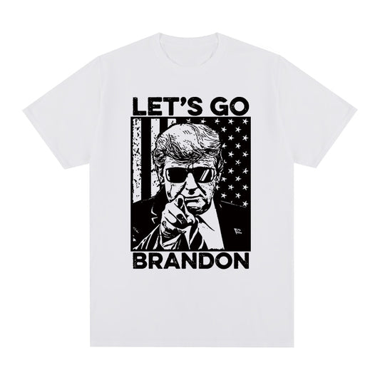 Women's Lets go Brandon Trump's Face T-shirt