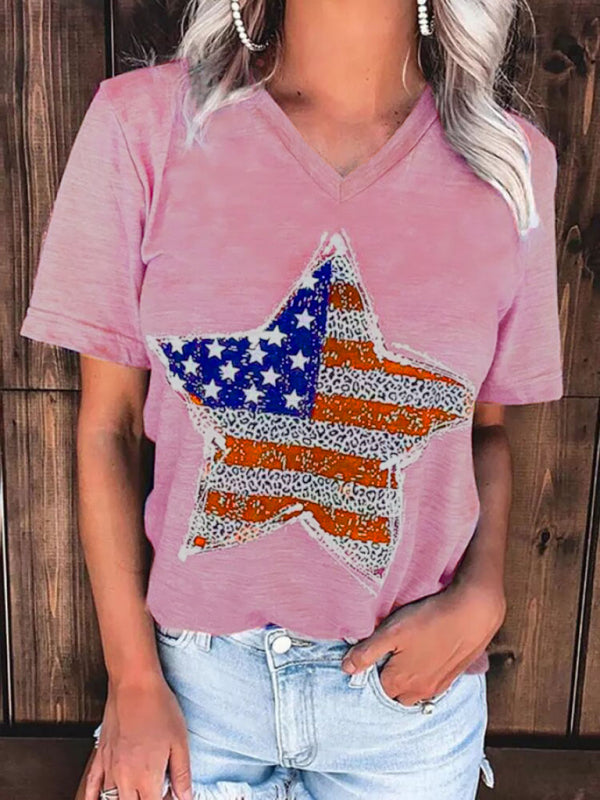Women's Independence Day Short Sleeve T-Shirt